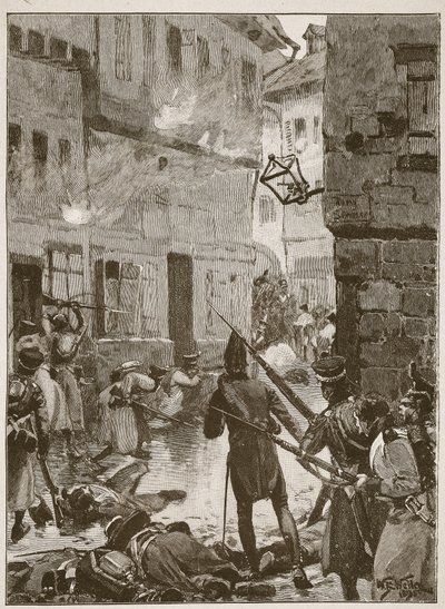 But still the French maintained an heroic resistance, illustration from 